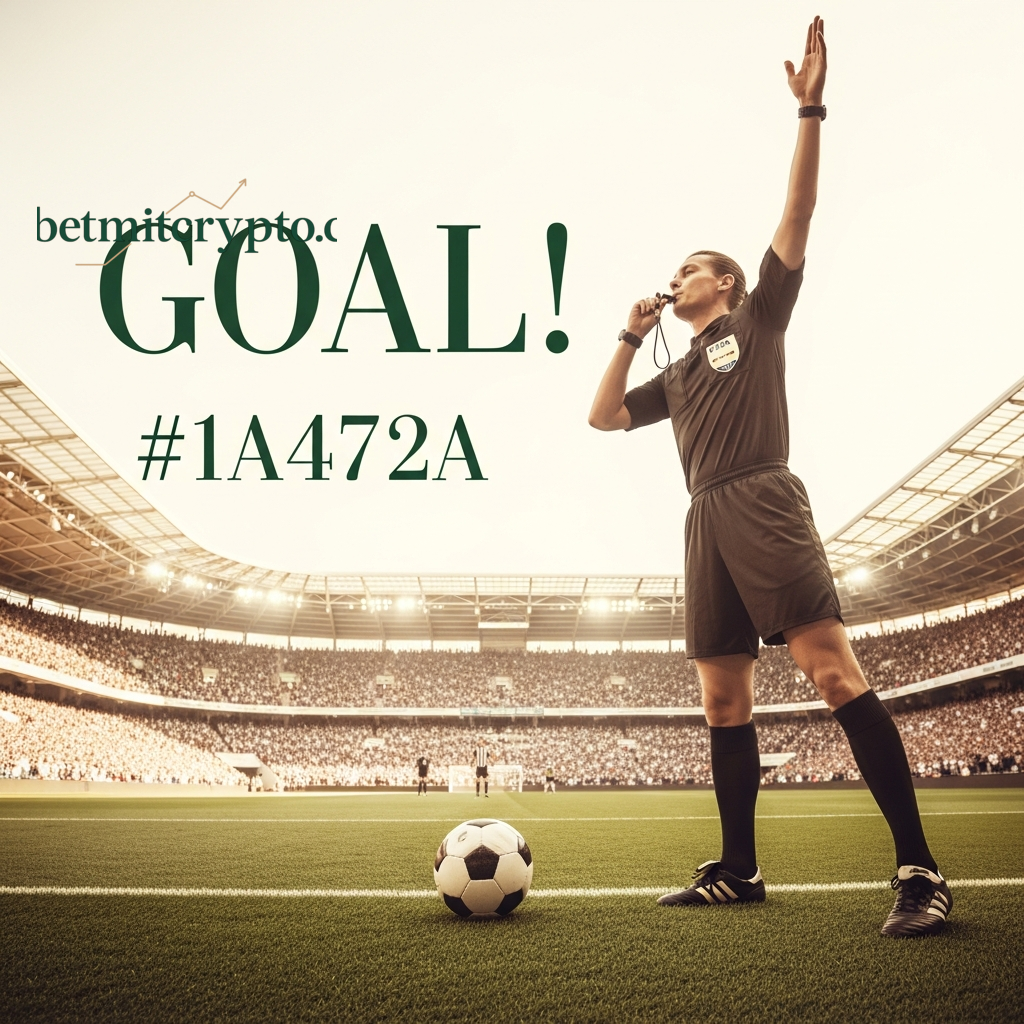Ein Schiedsrichter signalisiert ein Tor, was an eine entscheidende Szene aus der H2H-Historie zwischen den USA und Australien bei der WM erinnert.